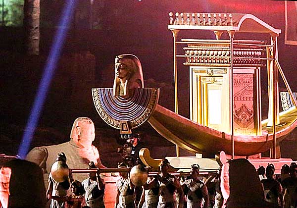 25 ноября 2021 г. Церемония открытия обновленной Аллеи Сфинксов в Луксоре, Египет. Фото