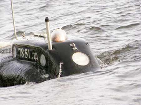 одноместная подводная лодка Пучкова